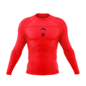 Funktions - Unterziehshirt (Langarm) (Rot)