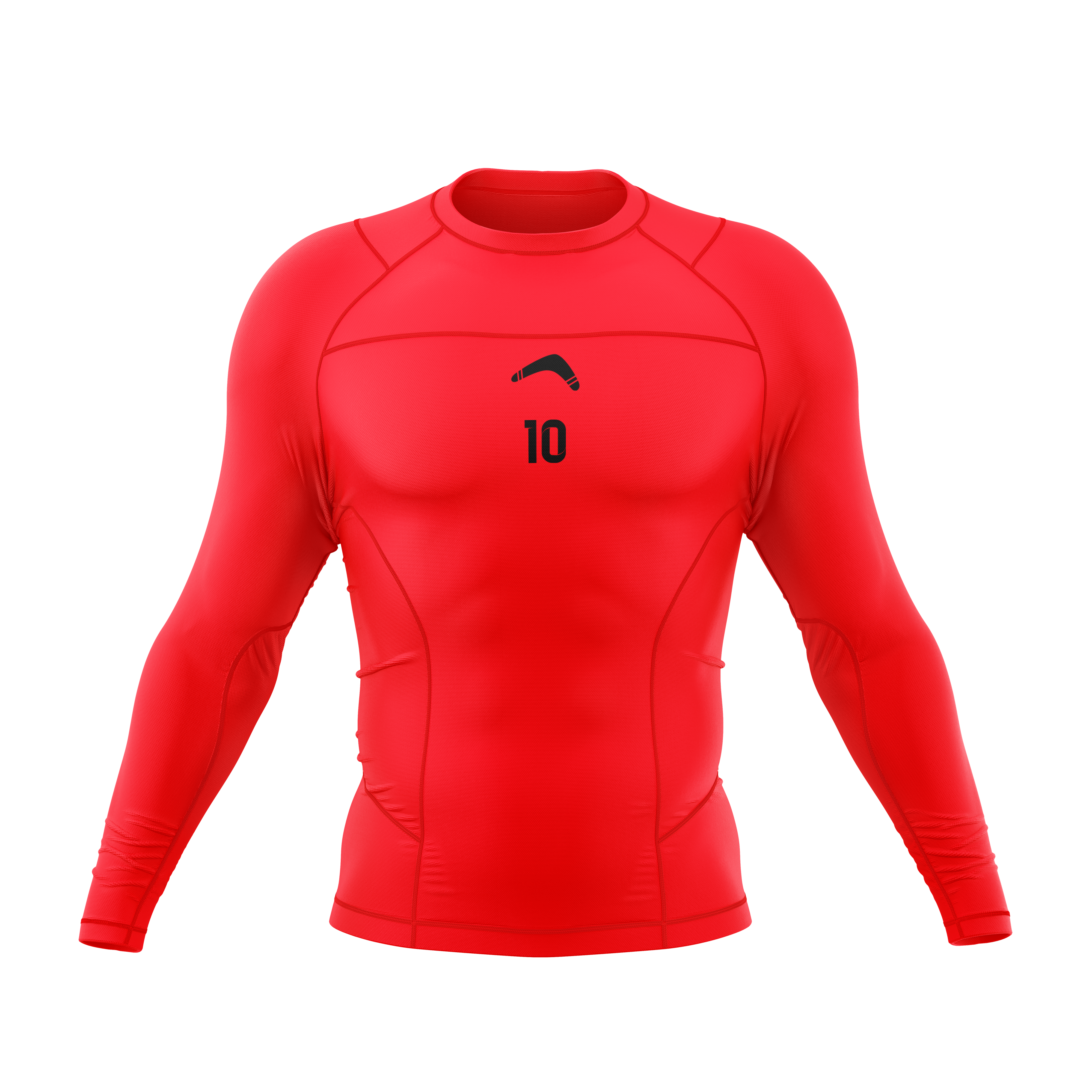 Funktions - Unterziehshirt (Langarm) (Rot)